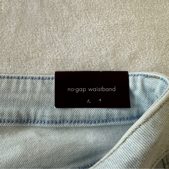 AVA & VIV Light Washed High-Rise Relaxed Fit Bermuda Shorts - Picture 7 of 9